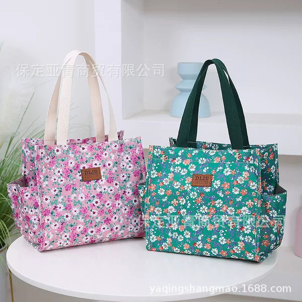 New Fashion Outgoing Handbag Canvas Large Capacity Mummy Bag Portable Storage Women's Work Simple Commuter Women's Bag