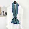 Su Mingyu Star in the same long scarf female spring and autumn ribbon tie bag simulation silk small scarf narrow silk scarf wholesale