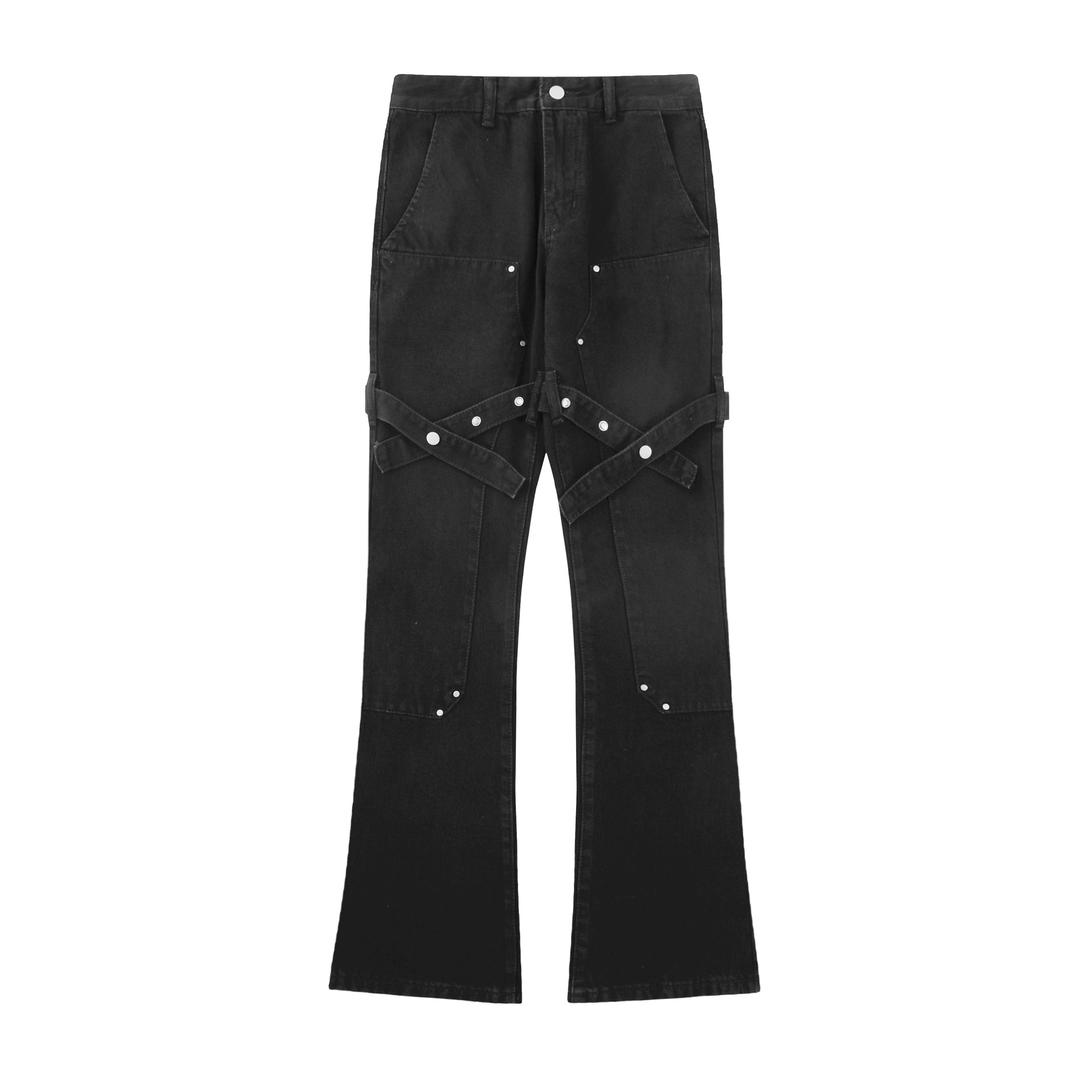 Jeans personalizados pantalones de comercio exterior transfronterizo para dibujar muestras personalizadas OEM fábrica de prendas de vestir prueba gratuita