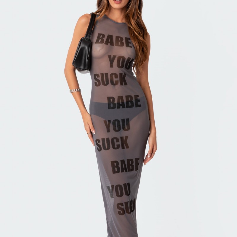 Mesh Dress Image 4