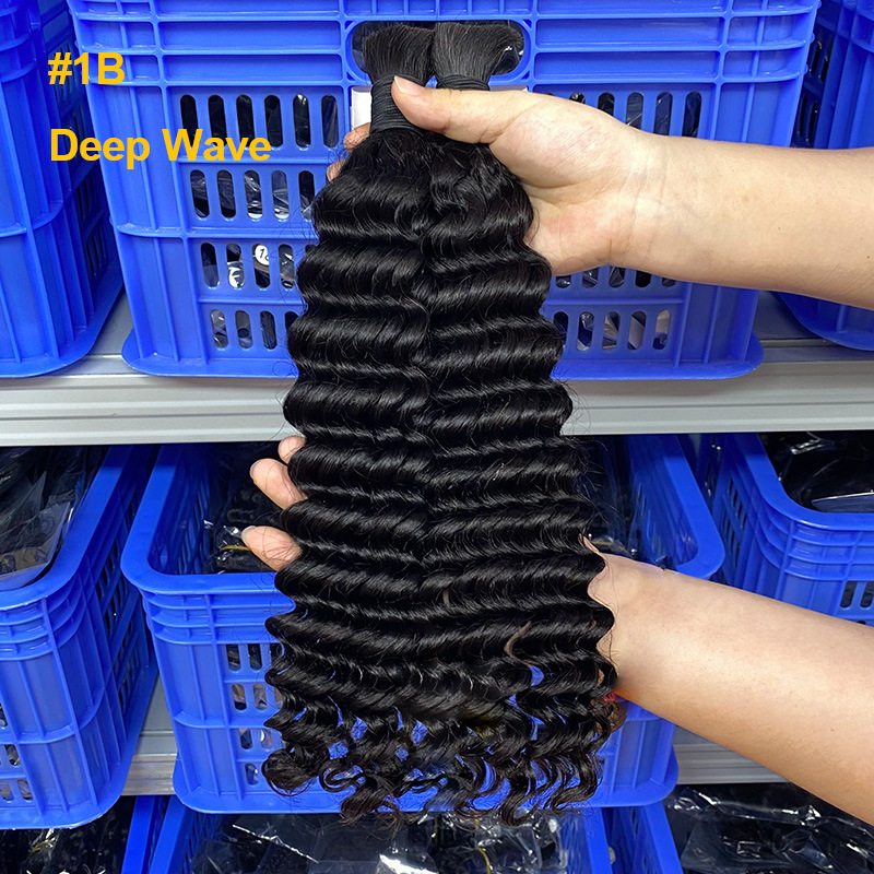 Extensiones de Cabello Humano 12A de Cabello Real Tejido a Mano para Mujeres