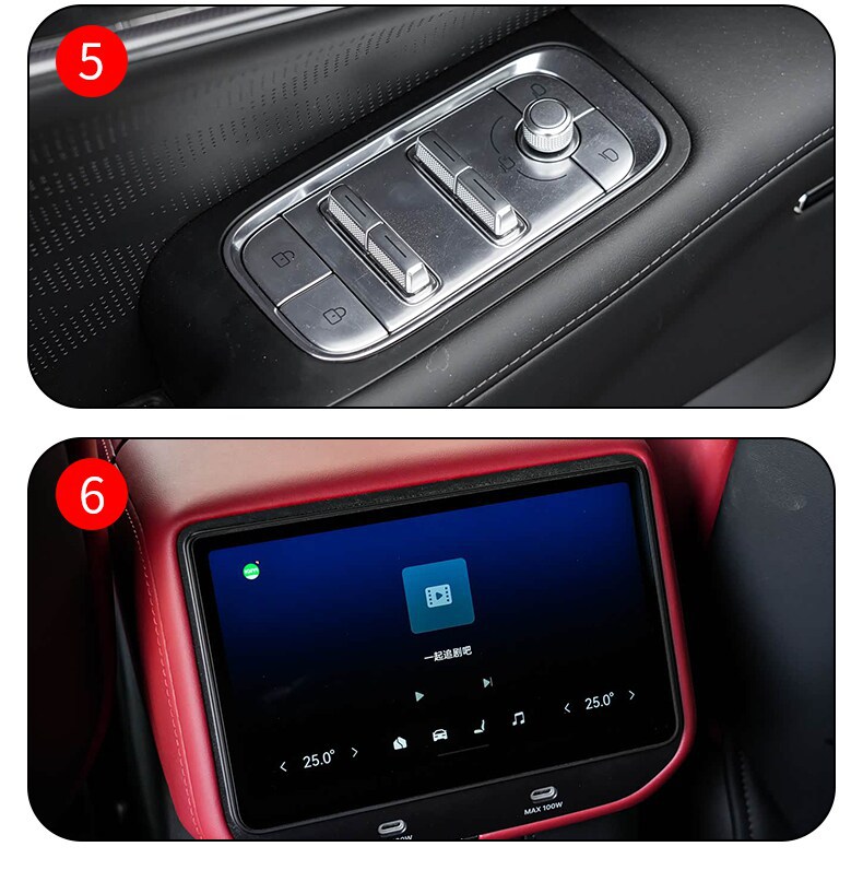 26 Types of Zeekr 8X Car Screen Dashboard Interior Stickers and Car Accessories Modified Paint Surface Transparent Tpu Protective Film