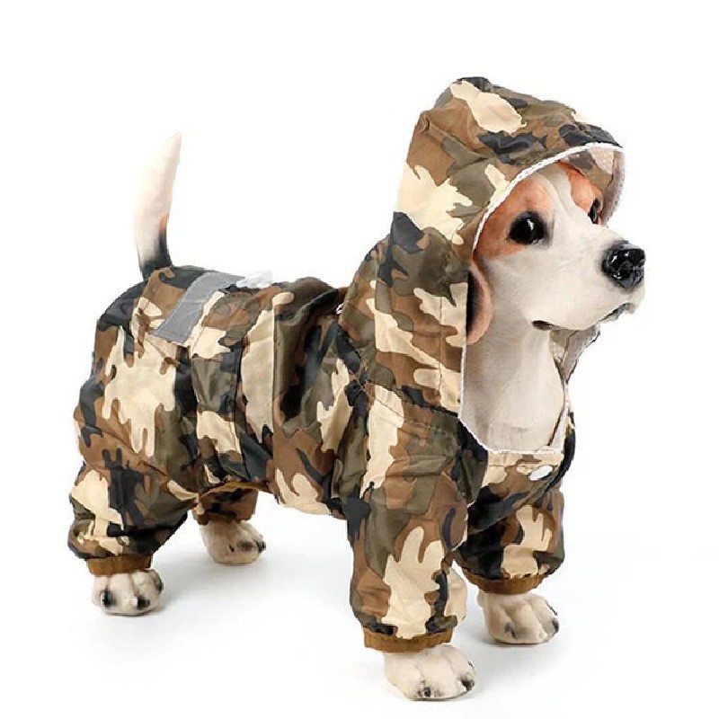 camouflage travel windproof raincoat