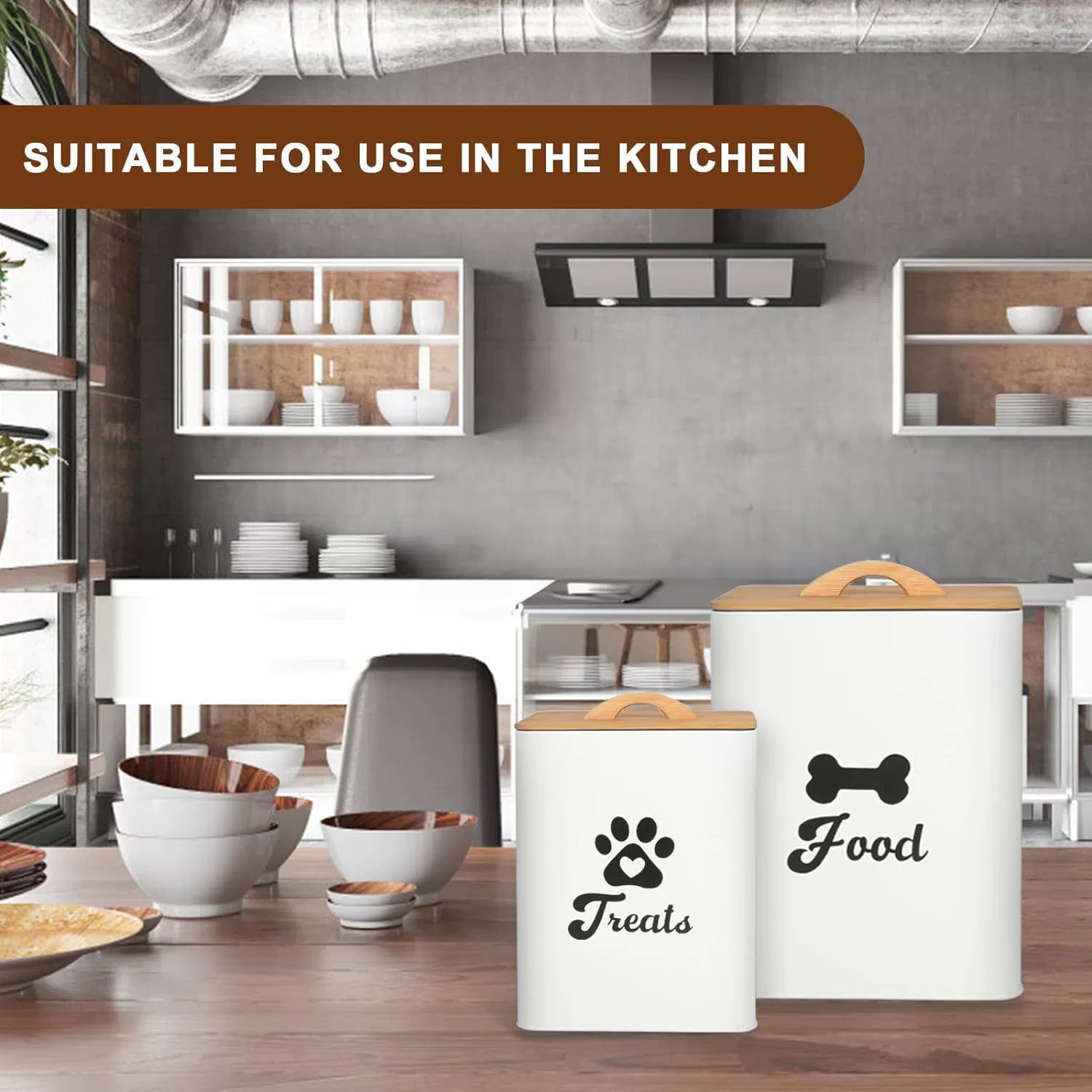 Трансграничная оптовая продажа металлического корма для собак 2 шт.