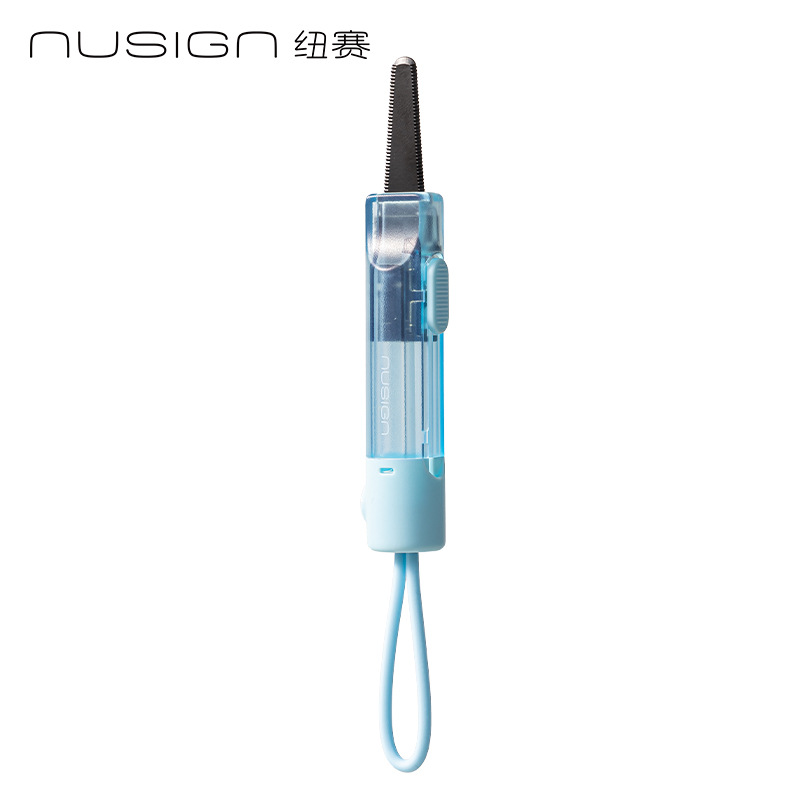 Delicense NS066 - 1 cuchillo de arte portátil cuchillo expreso cuchillo negro anti-oxidable cuchillo de silicona portátil