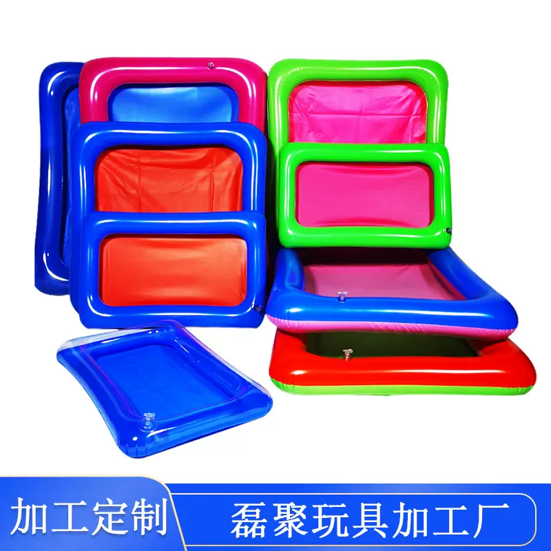 厂家供应充气沙盘PVC儿童充气火星沙太空月亮沙专用沙盘玩具批发