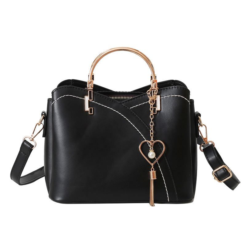 Bolsos transfronterizos moda femenina estilo coreano color de contraste bolso de hombro de gran capacidad casual bolso de mensajero de todo fósforo al por mayor