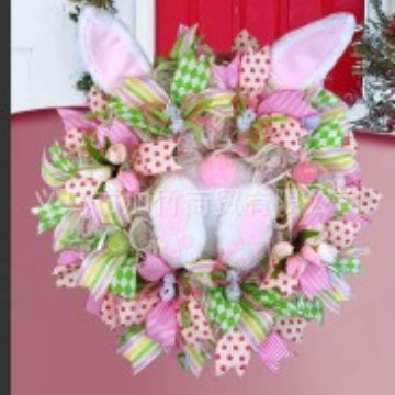 2024 conejo de Pascua colgante de Navidad transfronterizo Amazon Garland decoración Garland accesorios de decoración del hogar