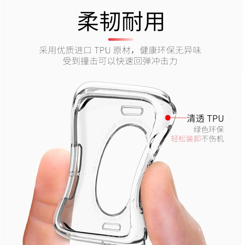 For Apple iWatch4/5/6/7 half-bag full-bag protective case Apple7 generation smart watch transparent case For Apple iWatch4/5/6/7 half-bag full-bag protective case Apple7 generation smart watch transparent case