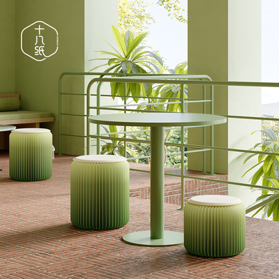 Eighteen originality design fashion Shoe changing stool Makeup stool Art Nordic Dopamine Storage Simplicity