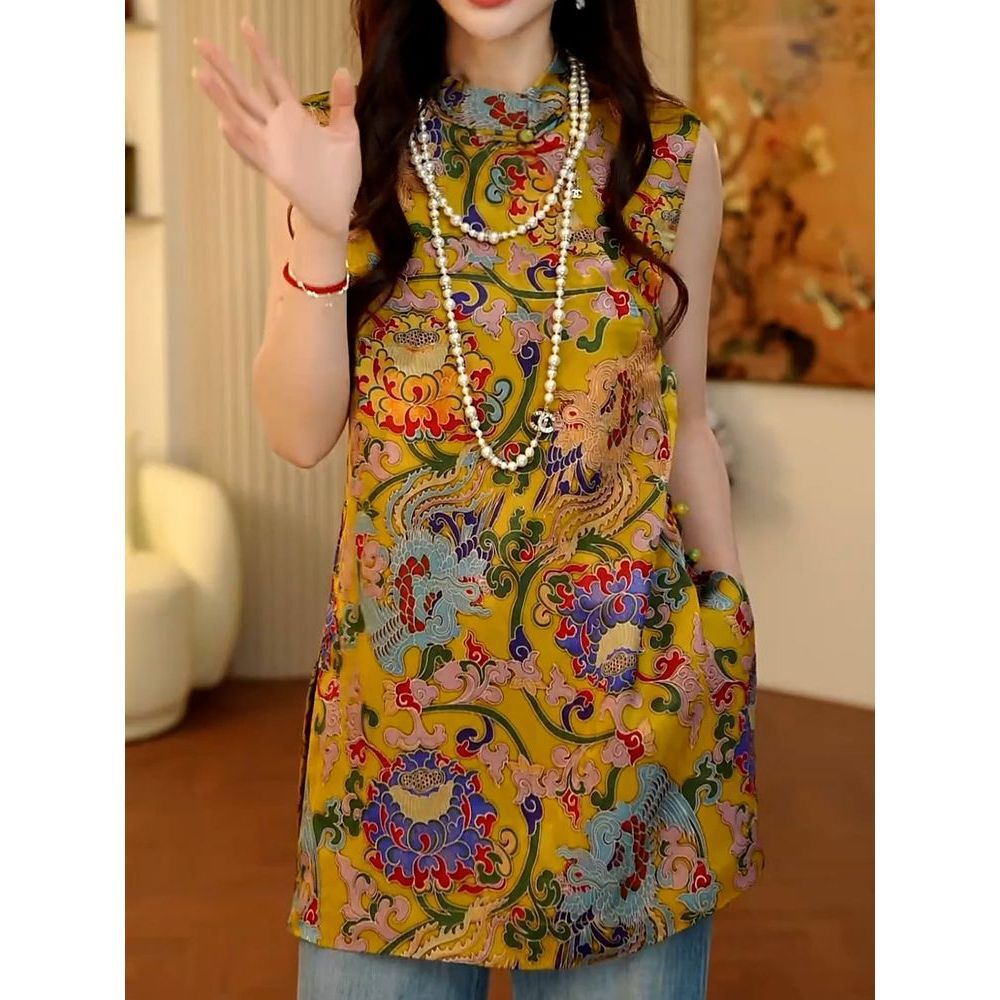 Retro summer elegant fashionable shirt