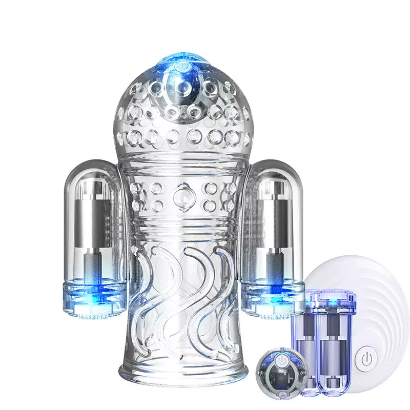 久霸新品无线黑金刚充电10变频龟头训练器EG震动飞机杯自慰蛋