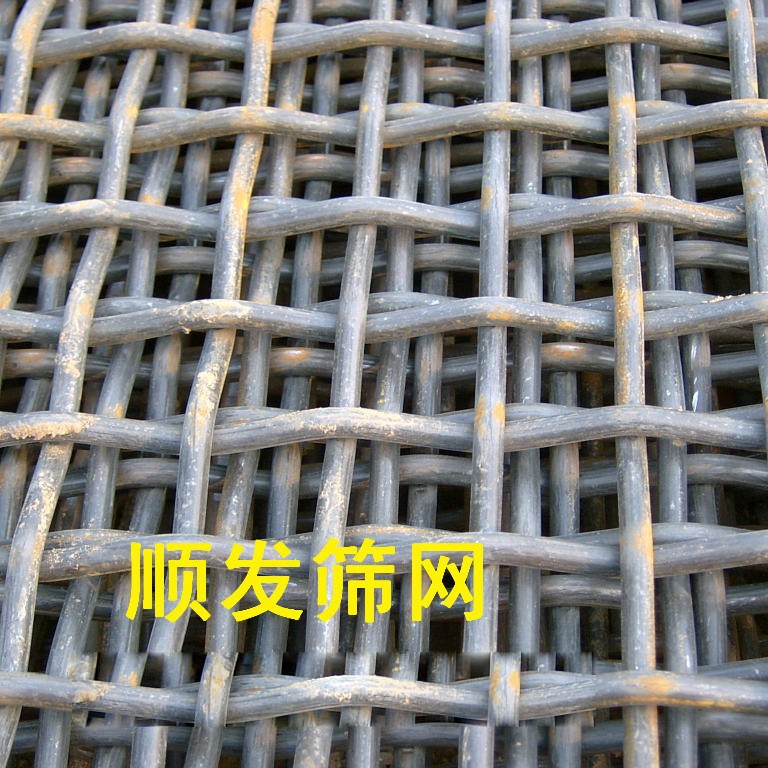【供应】 山东临沂震动筛网 平纹轧花编织筛网 黑钢轧花网