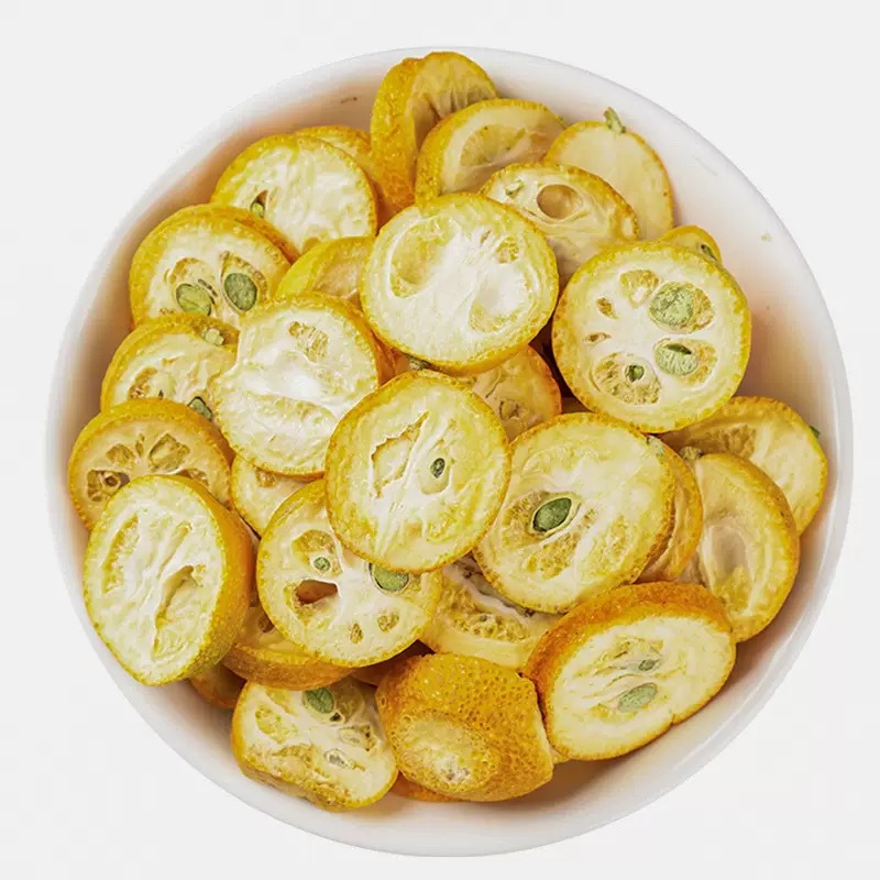 Dried Kumquat Slices 500g Freeze Dried Jin Ju Fruit Tea Sugar Free Loose Herbal Tea preparation