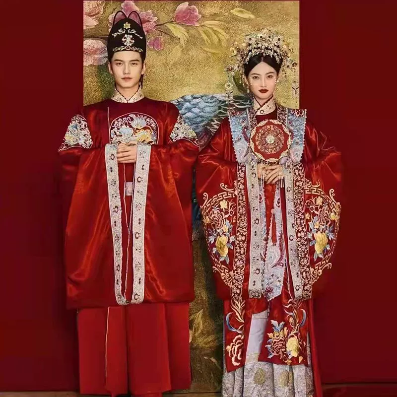 Свадебная одежда Ming 2024 Новый подлинный набор для пар