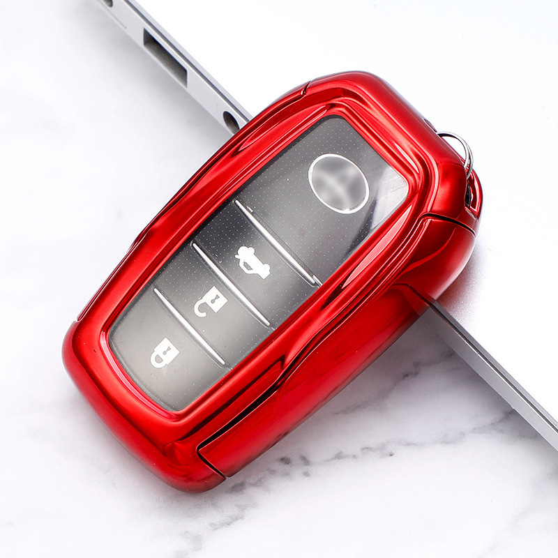 Amazon Venta caliente modelo adecuado para Toyota coche clave protectora Shell corona Highlander tarjeta Camry clave caso al por mayor