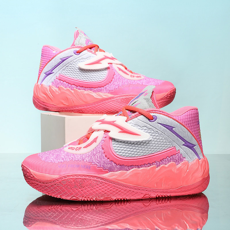 Three-ball LaMelo Ball 5th Generation Velcro MB.03 Basketball Shoes for Female Teenagers and Athletic Students Three-ball LaMelo Ball 5th Generation Velcro MB.03 Basketball Shoes for Female Teenagers and Athletic Students