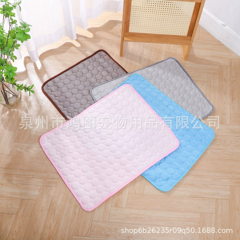 Amazon новый трансграничный собачий ледяной коврик для домашних животных подушка летний ледяной коврик охлаждающий коврик для сна кошачий диван коврик