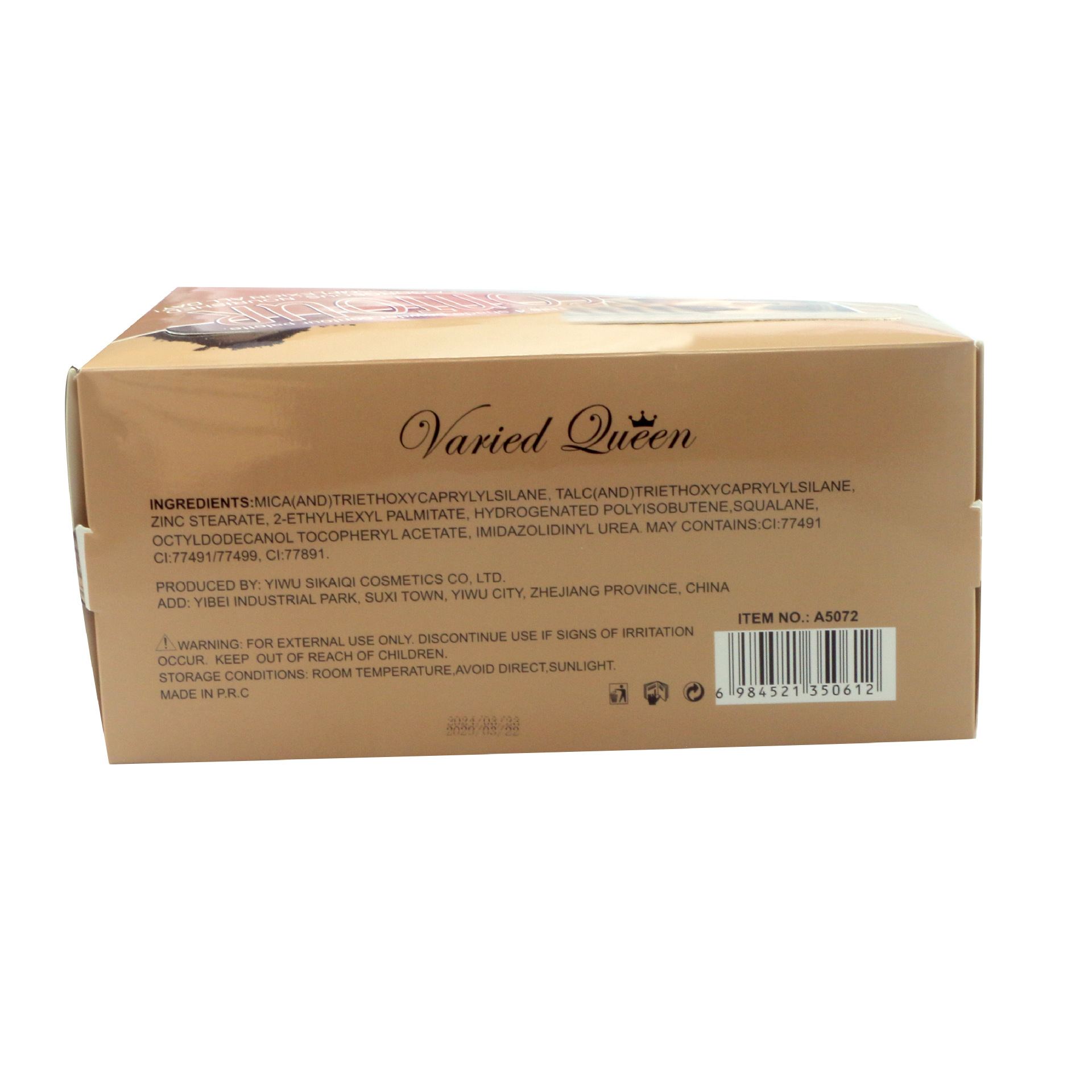 Ventas transfronterizas calientes de cuatro colores de placa de limpieza, opacificación brillante, polvo mate, maquillaje facial, maquillaje maestro de bronce, polvo de maquillaje