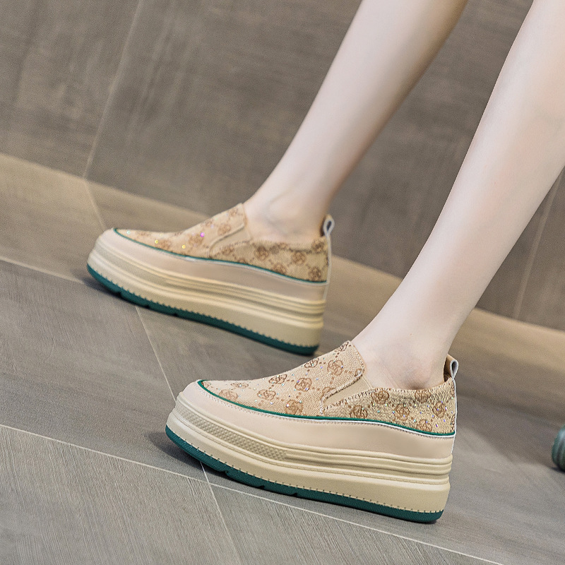 Breathable Japanese trend universal cloth casual shoes platform with…