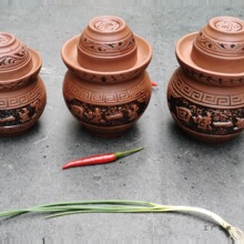 老式泡菜坛子豆腐乳坛陶瓷家用小号泡菜坛无釉迷你紫砂土坛子厂价