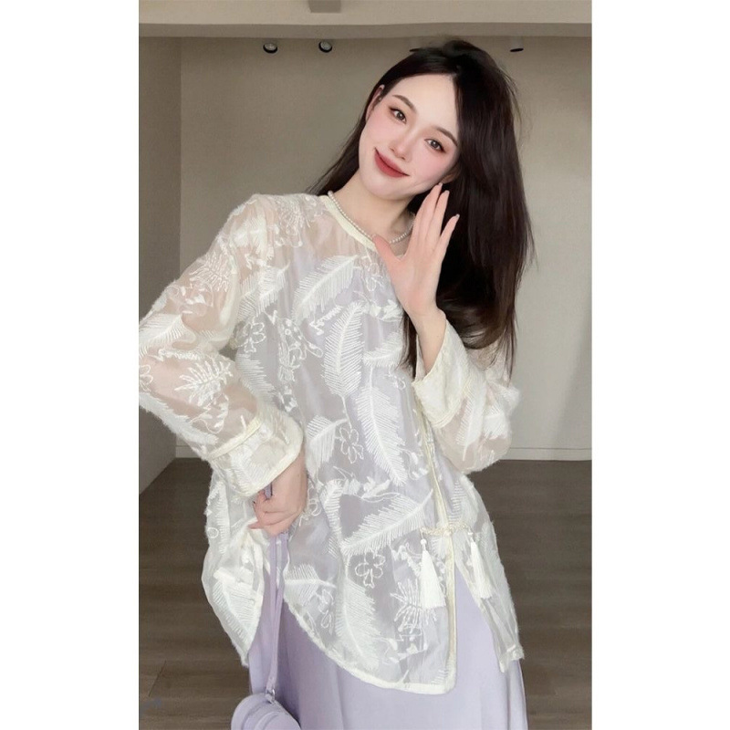 フランスの新しい中国風の改良された毎日の通勤ジャカードトップ夏の新しいドレススーパーフェアリーサスペンダーロングスカート|undefined