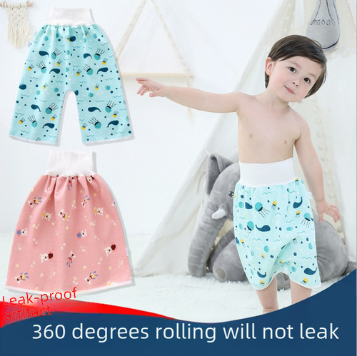 Baby training pants for potty training, washable diaper pocket for night use