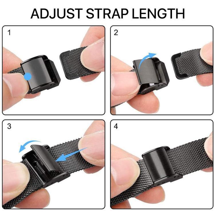 xDfind Milanice Metal Mesh Buckle Band para Samsung Galaxy Fit3 / Samsung Galaxy Watch 7 / FE