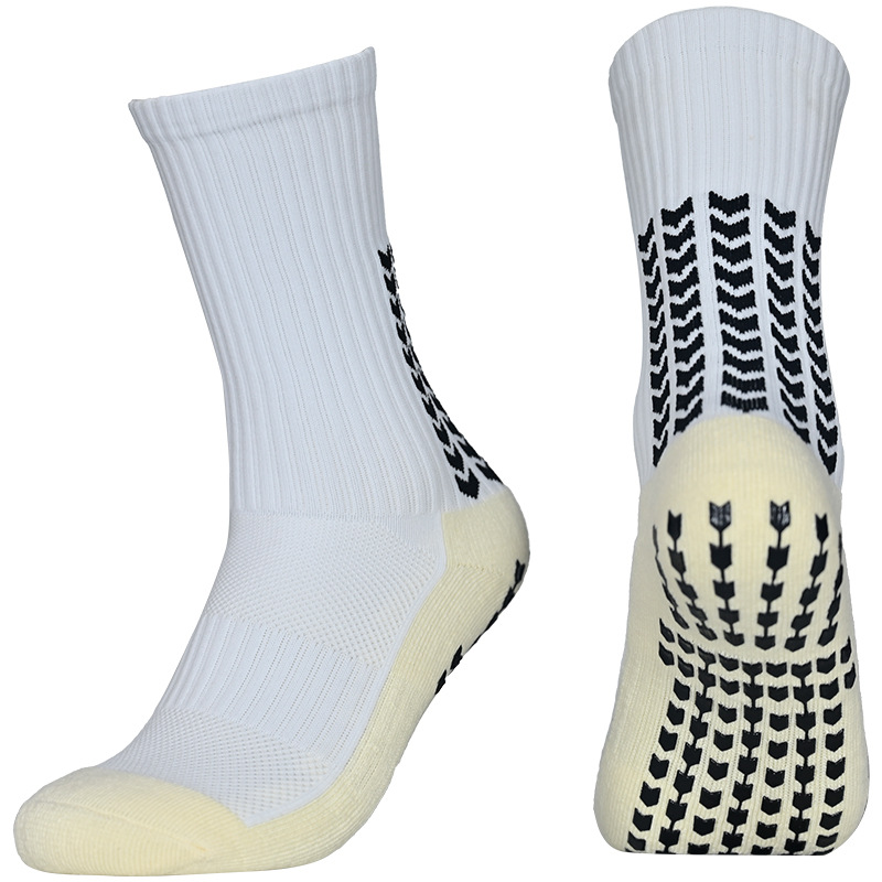 Socks Men's Mid-Tube Glue Football Socks Non-Slip Towel Bottom Thickened Wear-Resistant Socks Training Socks Manufacturer Wholesale