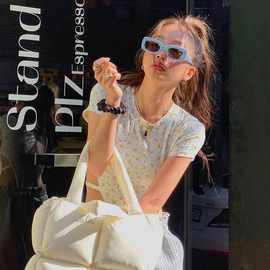 women's printed short sleeve knitted bodysuit 2025 NEW