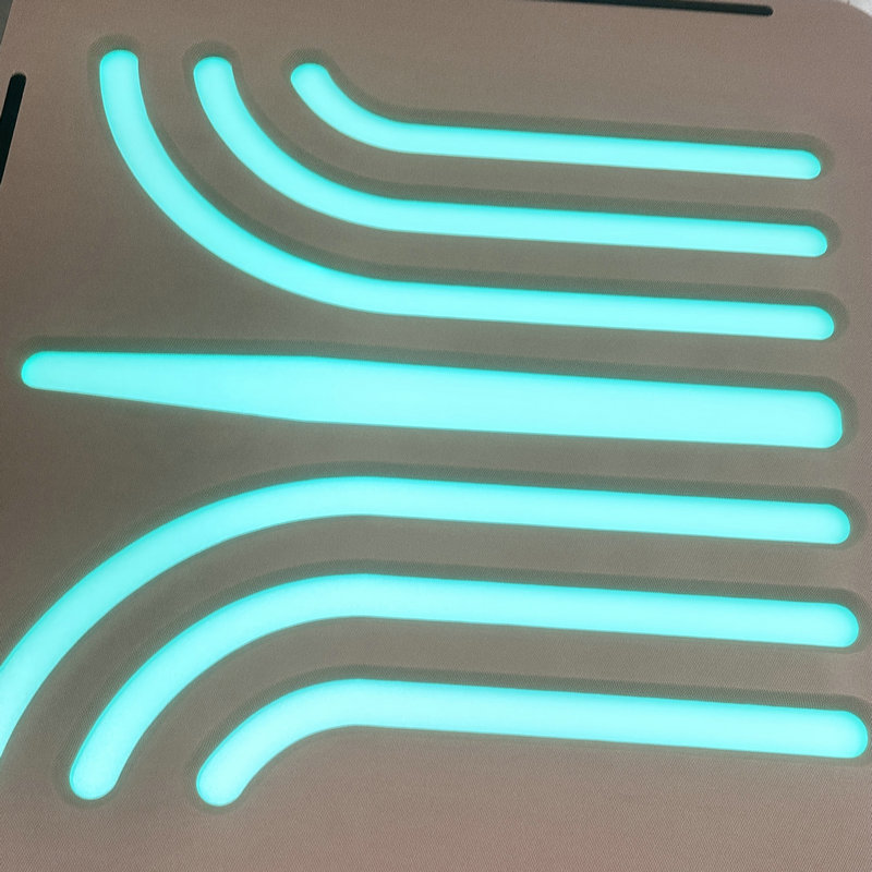 Business vehicle roof interior decorative light, car cabin reading light, ambient light, remote control roof light, manufacturer wholesale