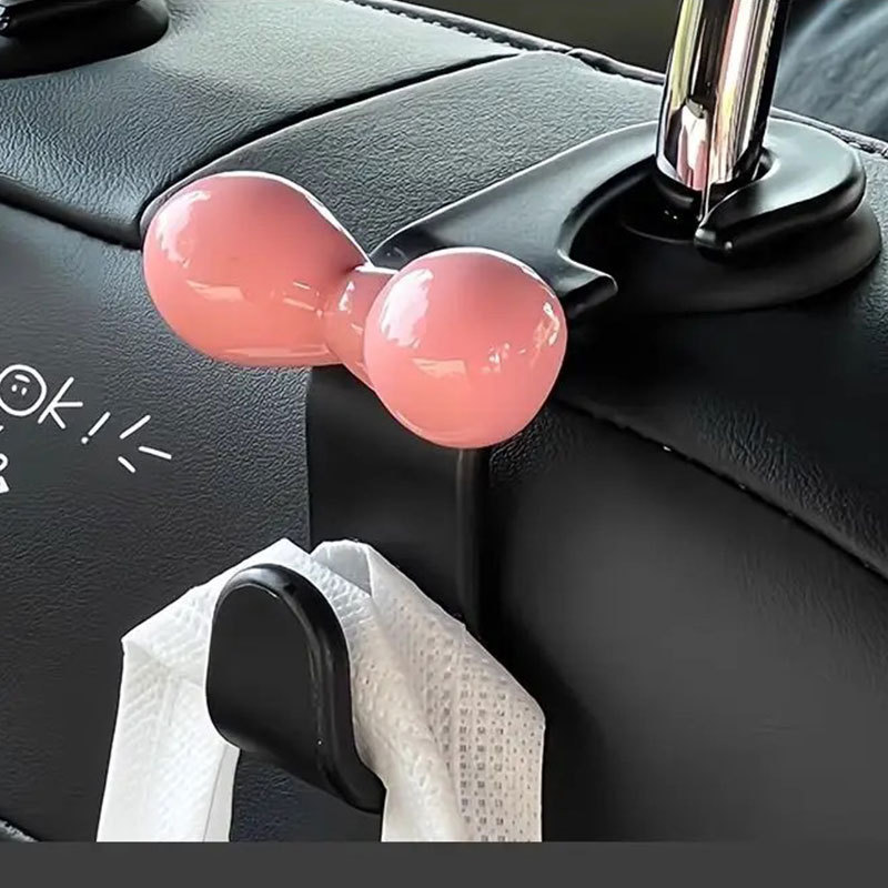 ドーパミンボウカーフック車のシートバックフック車内収納ピンクガールズカー装飾