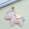 Light pink horse with no oil edges + golden tweets