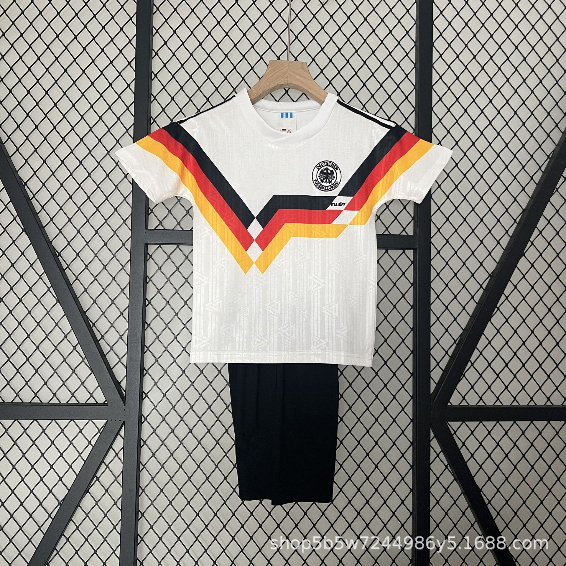 AC Brasil Alemania Real Madrid Camiseta de campo Ropa para niños Camiseta de fútbol Camiseta retro Traje de manga corta para niños