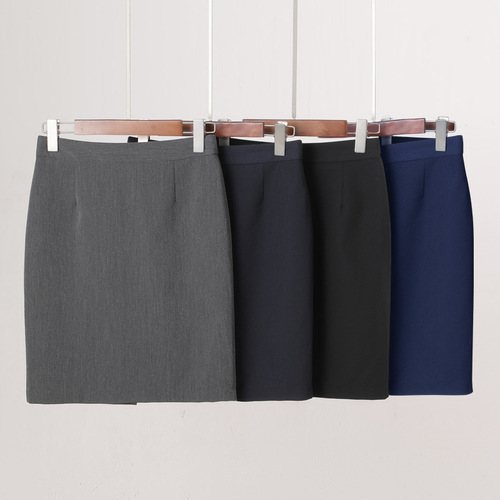Professional suit pants, drooping high-end feel, cropped trousers, straight-leg loose-fit business style, relaxed and hip-hugging one-step skirt for women