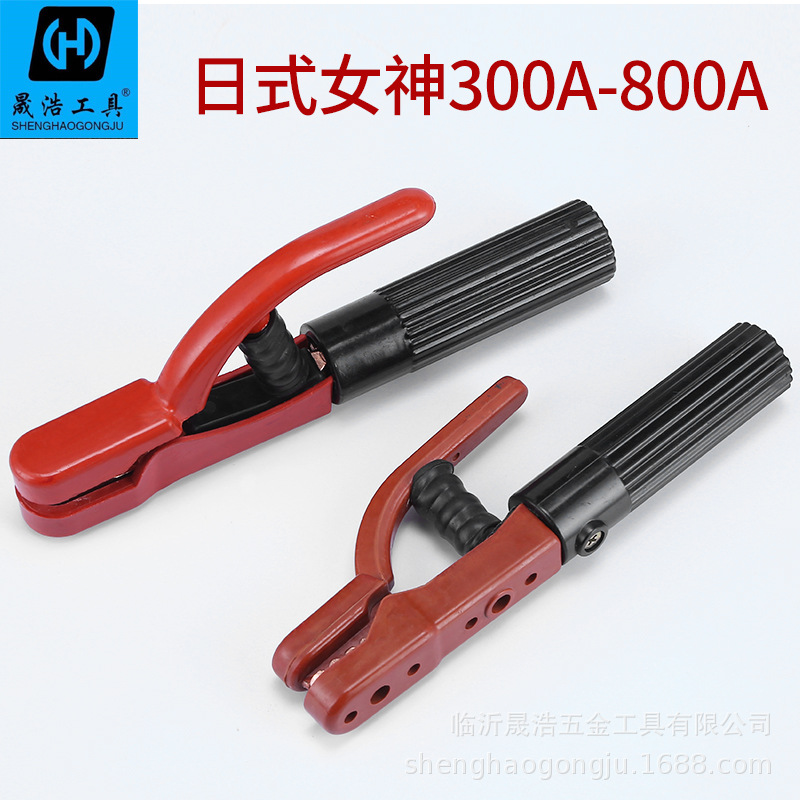 厂家批发纯铜锻压重型300A电焊钳手持不烫手日式800A女神焊钳焊把