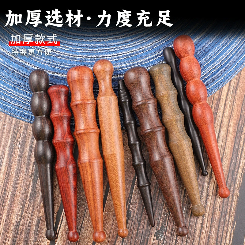 Эбони палисандр ноги терапия ноги тела Меридиан дноуглубительные Акупунктура Точка Массаж ручка массаж палку точка соскабливание фитнес палку