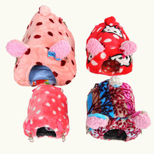 仓鼠悬挂窝冬季加厚保暖棉窝 荷兰猪松鼠龙猫刺猬过冬睡袋窝