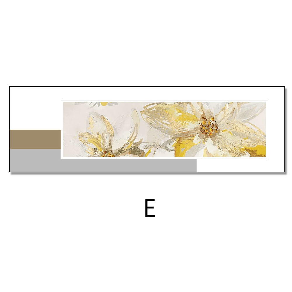 Dormitorio de noche pintura decorativa moderno estilo minimalista sala de estar de fondo colgante de pared pintura simple Flor de alto grado