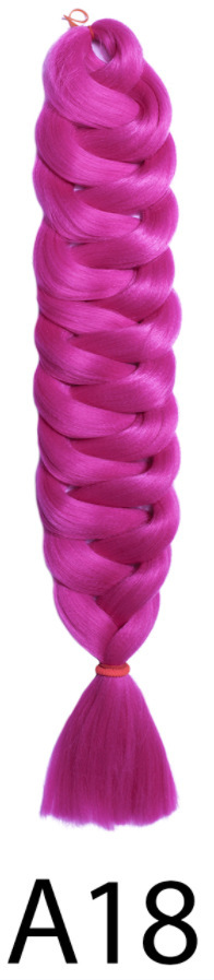 Peruca de comercio exterior fibra química africana gran trenza 165g trenza jumbo trenza cabello de alta temperatura seda trenza
