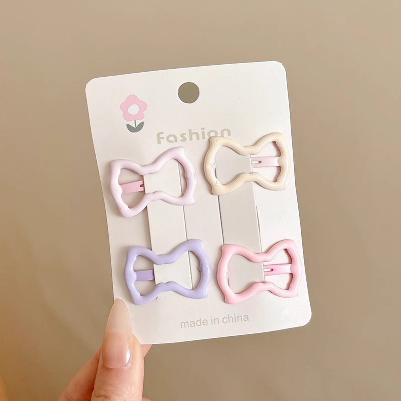 2025 verano pasador de cabello de dopamina colorido lindo frente dulce brocas de cabello rotas no lastimas brocas de cabello adornamientos para el cabello