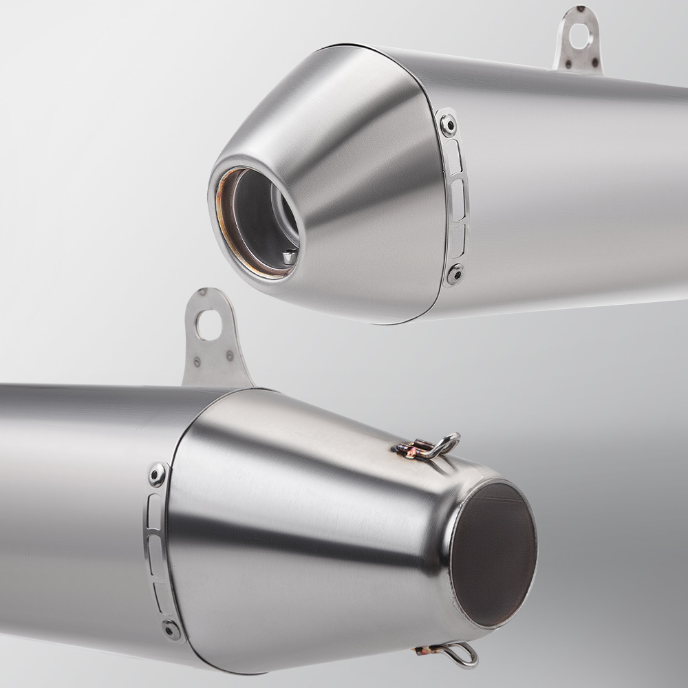 Motorcycle off-road vehicle DR650 DRZ400 full-section exhaust pipe stainless steel front section tail section 2000-2022
