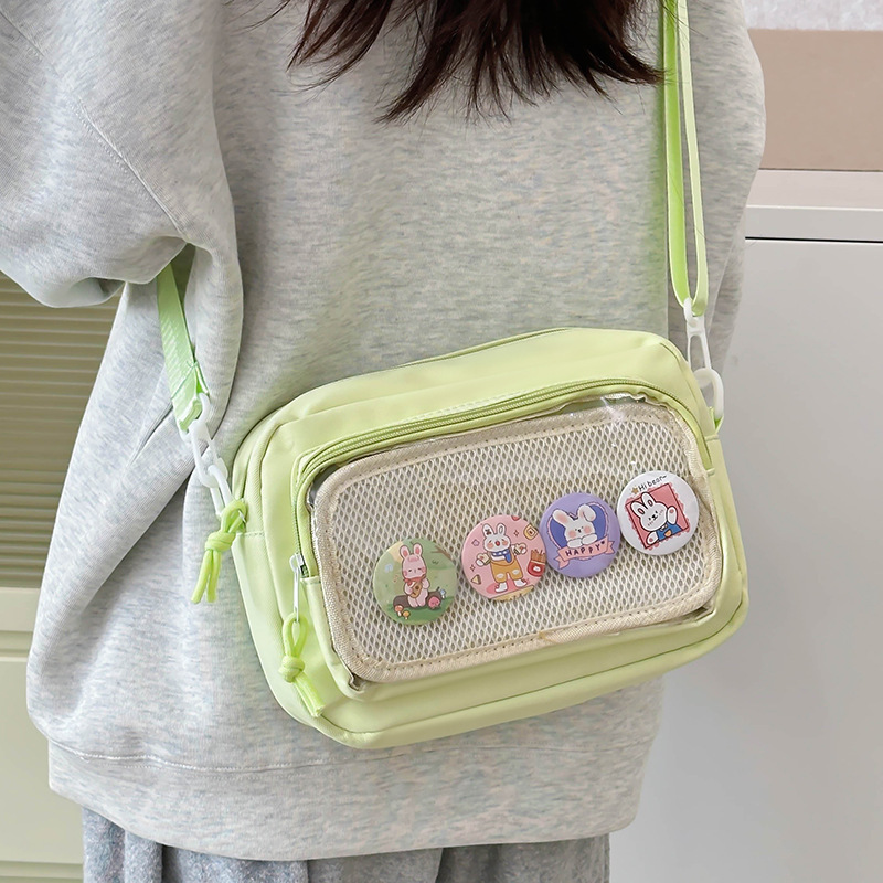 Wumping Pain Bag Female Japanese Cute Mobile Phone Bag Soft Girl Small Bag Second-dimensional Comic-Con Student Shoulder Bag Small Square Bag