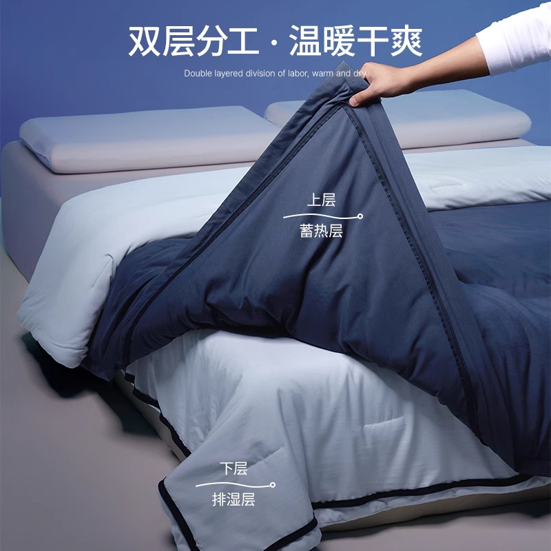 a类适用亚朵高端酒店深睡双层控温被子加厚冬被子星球被pro被芯|undefined