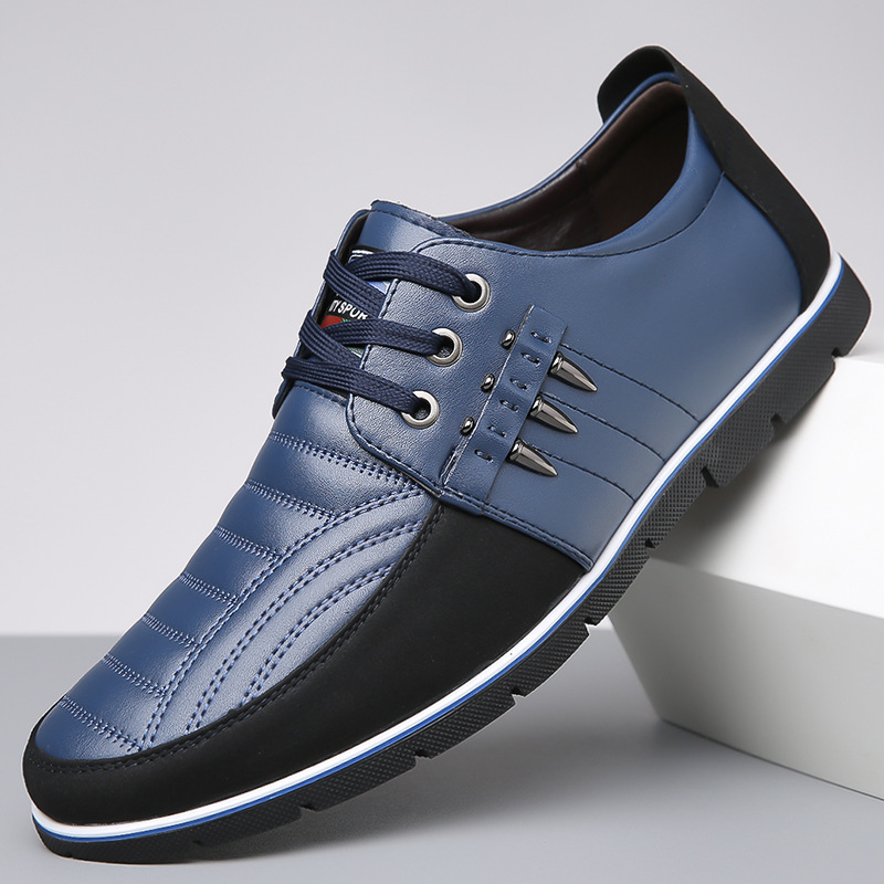 Appearance patent cross-border men's shoes casual shoes trend 47 yards hole 48 yards leather lace-up shoes in stock Appearance patent cross-border men's shoes casual shoes trend 47 yards hole 48 yards leather lace-up shoes in stock