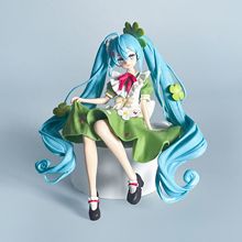 初音未来手办四叶草花仙子初音美少女模型摆件机箱装饰潮玩动漫