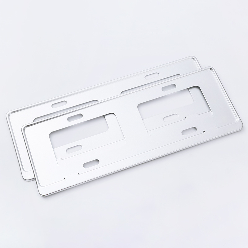 Marco de matrícula de lujo de fibra de carbono personalizado nuevo marco de matrícula de especificaciones múltiples estándar nacional nuevo marco de matrícula de aleación de aluminio