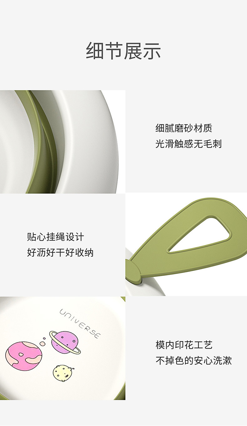宝宝加厚家用三角折叠脸盆婴儿便携式洗脸盆厂家直销