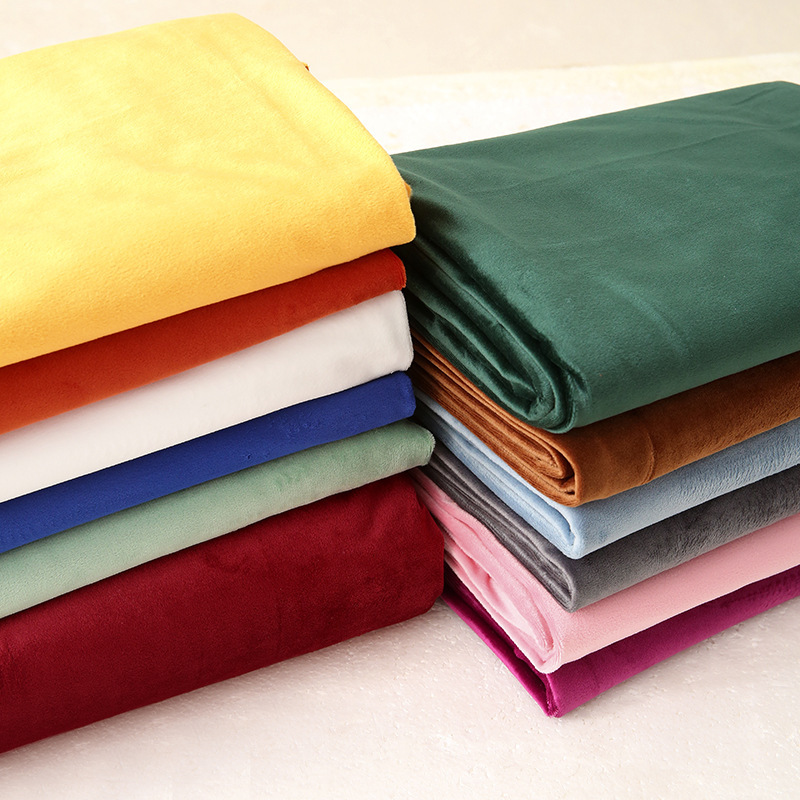Velvet Fabric Thickeneded Flannel Dutch Velvet Sportswear Dress Home Wear Pillow Sofa Fabric Autumn and Winter Velvet Fabric Thickeneded Flannel Dutch Velvet Sportswear Dress Home Wear Pillow Sofa Fabric Autumn and Winter
