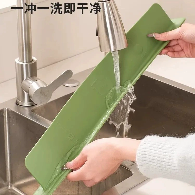 Встроенная защита от брызг для раковины на присоске, кухонная столешница, защита от брызг для раковины в ванной комнате, расширенная защита от брызг для раковины